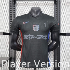 Player Version 25-26 Barcelona Black Thailand Soccer Jersey AAA-888