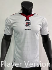 Retro Player Version 2004 England Home White Thailand Soccer Jersey AAA-0871