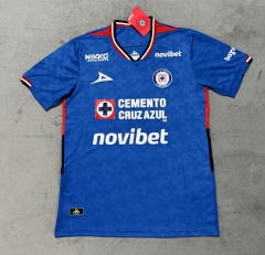 (S-4XL) 25-26 Cruz Azul Home Blue Thailand Soccer Jersey AAA-4506