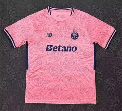 (S-3XL) 25-26 Porto Away Pink Thailand Soccer Jersey AAA-5303