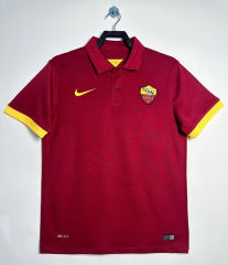 Retro Version 14-15 Roma Home Red Thailand Soccer Jersey AAA-811