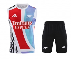 2025-2026 Arsenal Red&Blue Thailand Training Soccer Vest Uniform-418