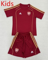 Retro Version 2025-26 Arsenal  Red Kids/Youth Soccer Uniform-AY