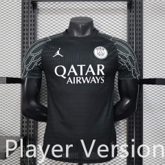 Player Version 25-26 Special Edition Paris Black Thailand Soccer Jersey AAA-888