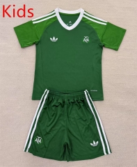 2025-2026 Argentina Fruit Green Goalkeeper Green Kids/Youth Soccer Uniform-AY