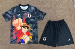 2025-26  Japan Black Soccer Uniform-709