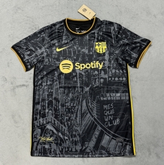 2025-26 Special Edition Barcelona Black&Gold Thailand Soccer Jersey AAA-4506