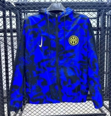 (s-3xl)25-26  Inter Milan Blue Thailand Trench Coats -GB