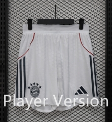 Player Version 25-26 Bayern München Home White Thailand Soccer Shorts-888