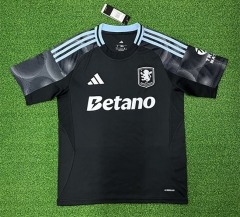 (S-4XL) 2025-26 Aston Villa Away Black Thailand Soccer Jersey AAA-403