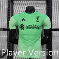 Player version 2025-26  Liverpool Goalkeeper Green Thailand Soccer  Jersey AAA-888