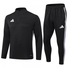 2507 Adidas Black Thailand Soccer Tracksuit-411