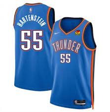 2023 Oklahoma City Thunder Blue #55 NBA Jersey-311