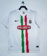 Retro Version 10-11 Juventus Away White Thailand Soccer Jersey AAA-811