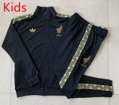 2025-2026 Retro version México Black Kids/Youth Soccer Jacket Uniform-815