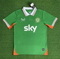 (S-4XL) 2025-26 European Cup Ireland Home Green Thailand Soccer Jersey AAA-403