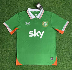 (S-4XL) 2025-26 European Cup Ireland Home Green Thailand Soccer Jersey AAA-403