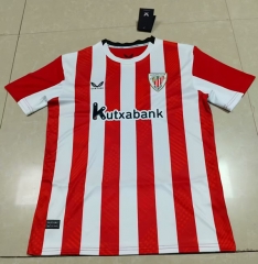 (S-4XL) 25-26 Athletic Bilbao Home Red&White Thailand Soccer Jersey AAA-2483