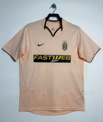 Retro Version 03-04  Juventus Away Pink Thailand Soccer Jersey AAA-811