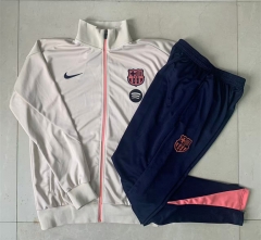 2025-26 Barcelona Beige Thailand Soccer Jacket Uniform-815
