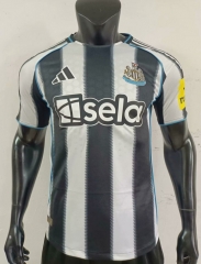 Player version 2025-26 Newcastle United Home Black&White Thailand Soccer Jersey AAA