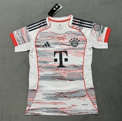 25-26 Bayern München Away White Women Thailand Soccer Jersey AAA-4506