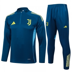 2025-26 Juventus Indigo Blue Thailand Soccer Tracksuit Uniform-815