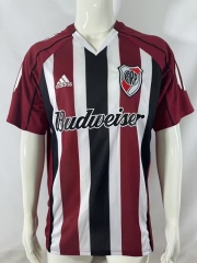Retro Version 04-05 Season River Plate Away Red&Black Thailand Soccer Jersey AAA-503