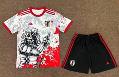 2025-26  Japan White&Red Soccer Uniform-709