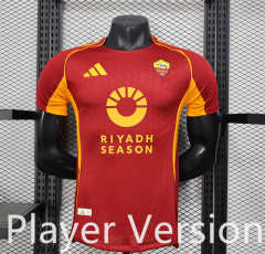Player Version 2025-26 Roma Red Thailand Soccer Jersey AAA-888