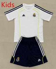2025-2026 Real Madrid White Kids/Youth Soccer Training Uniform-AY