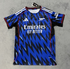 25-26  Arsenal Away Blue Thailand Soccer Jersey AAA-4506