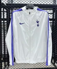 （s-3xl）2025-26 Tottenham Hotspur White Trench Coat With Hat -GB