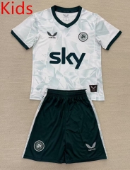 2025-2026 Ireland Away White Kids/Youth Soccer Uniform-AY