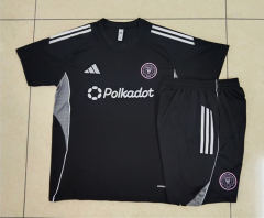 2025-2026 Inter Miami Pink Thailand Short-sleeved Soccer Tracksuit-815
