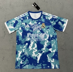 （s-4xl）2025-26 Real Madrid Blue&White Soccer Jersey AAA-4506