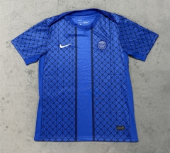 (S-4XL) 25-26 Paris SG Blue Thailand Training Soccer Jersey AAA-4506