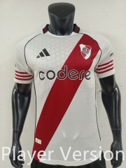 Player Version 2025-2026 River Plate Home White Thailand Soccer Jersey AAA-0871