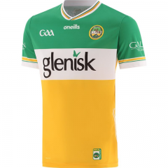 (s-5Xl)2025  GAA Offaly Yellow Rugby Shirt