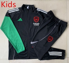 2025-2026 Arsenal Black Kids/Youth Soccer Jacket Uniform-815