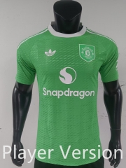 Player version 2025-2026 Manchester United Goalkeeper Green ThailandJersey AAA-0871