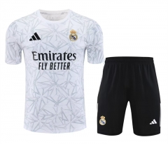2025-2026 Real Madrid White Training Soccer Uniform-418