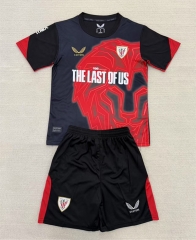 2025-26 Athletic Bilbao Red& Black Soccer Unifrom-AY