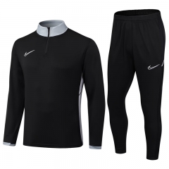 2508 Nike Black Thailand Soccer Tracksuit-411