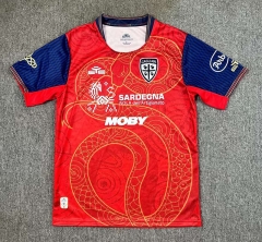 2025-26 Cagliari Calcio Snake version  Red Thailand Soccer Jersey AAA-417