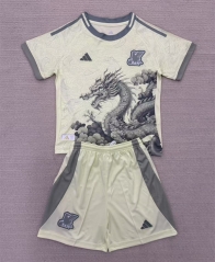 2025-26  Japan Concept version Light Yellow Soccer Uniform-AY