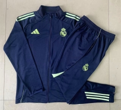2025-2026 Real Madrid Cyan Thailand Soccer Jacket Uniform-815