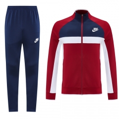 Nike Dark Red Thailand Soccer Jacket Uniform-LH