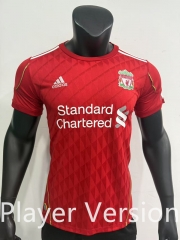 Retro Player Version 10-11 Liverpool Home Red Thailand Soccer Jersey AAA-0871