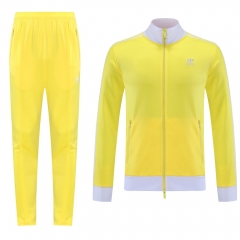 Adidas Yellow Thailand Soccer Jacket Uniform-LH